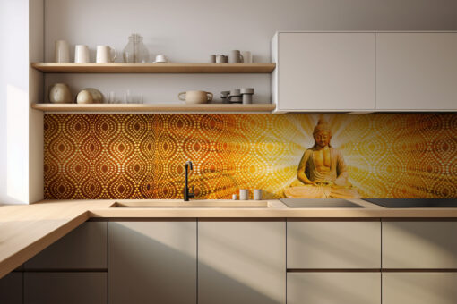 Küchenrückwand "Buddha"