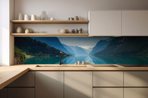 Küchenrückwand "Fjorde"