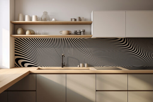 Küchenrückwand "Spirale"