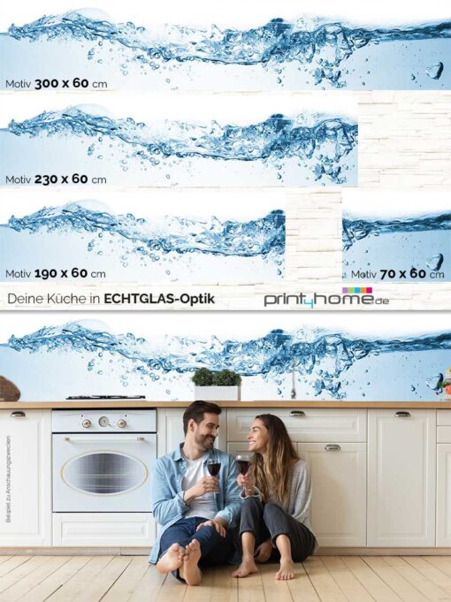 Küchenrückwand "Wasser" – Bild 5