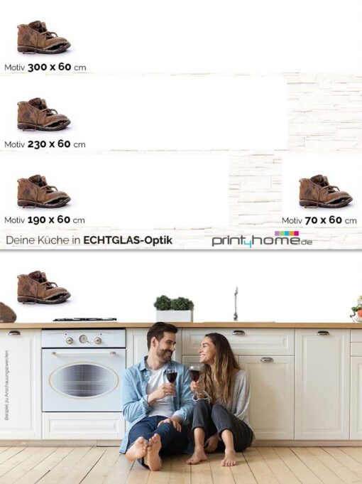 Küchenrückwand "Kaputter Schuh" – Bild 5