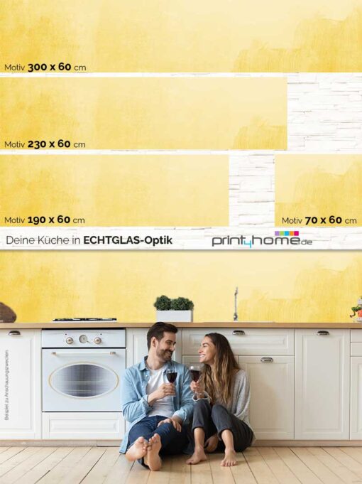 Küchenrückwand "Yellow Back" – Bild 5
