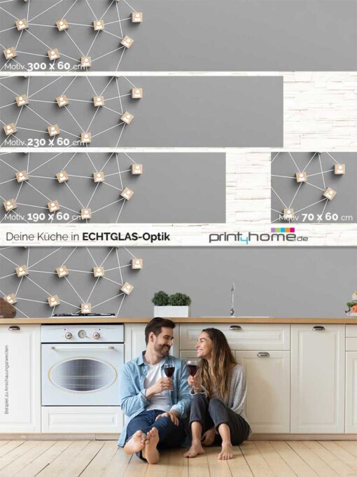 Küchenrückwand "Kontaktkette" – Bild 5