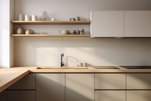 print4home®-Küchenrückwand Bunt 9010 Reinweiß
