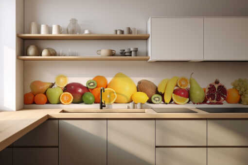 Küchenrückwand "Obst"