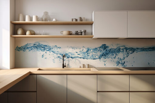 Küchenrückwand "Wasser"