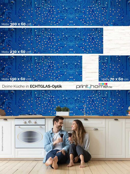 Motiv "Dunkelblaue Platine" – Bild 5