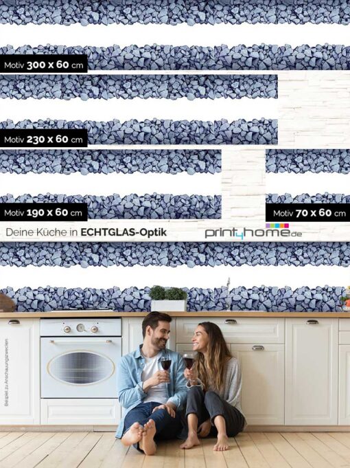 Motiv "Kieselstreifen graublau" – Bild 5