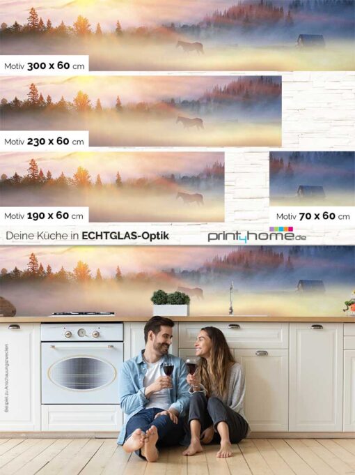 Motiv "Pferd im Nebel" – Bild 5