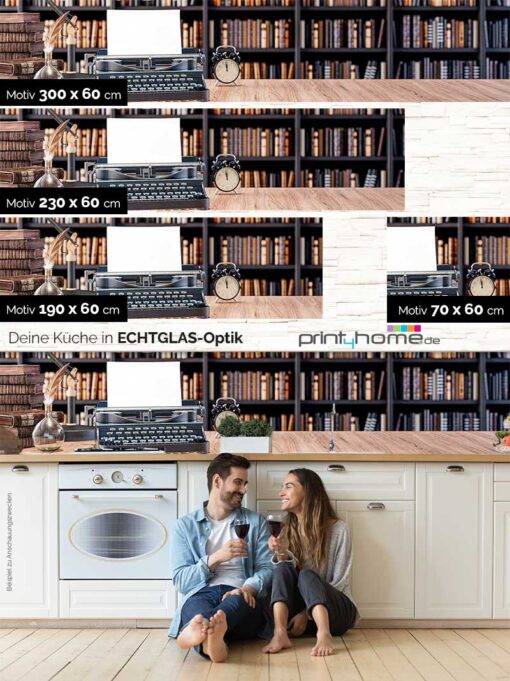 Motiv "Schreibmaschine vor Büchern" – Bild 5