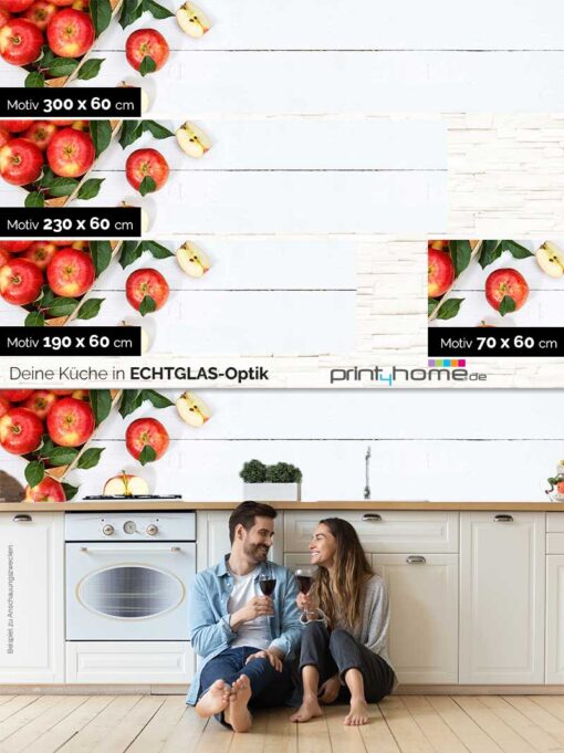 Motiv "Äpfel auf Holzbrett" – Bild 5