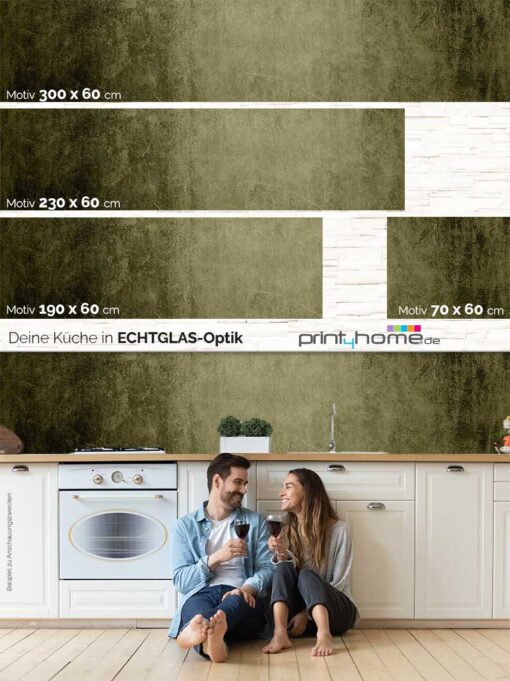 Motiv "Gelbgrün gekratzt" – Bild 5