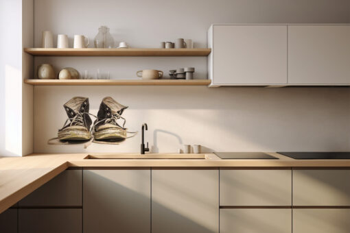 Motiv "Alte Turnschuhe"