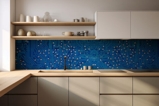 Motiv "Dunkelblaue Platine"