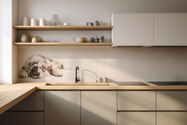 Motiv "Gescheckter Hund"