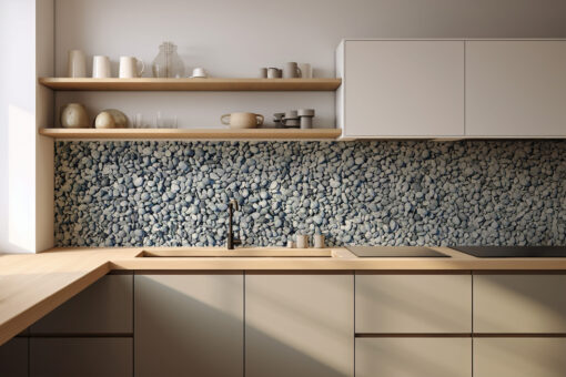 Motiv "Kiesel in graublau 1"