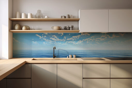 Küchenrückwand "Meer und himmelblau"