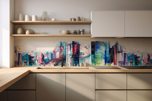 Motiv "Silhouette Stadt"