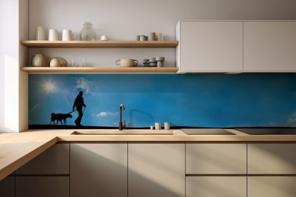 Motiv "Spaziergang mit Hunden"