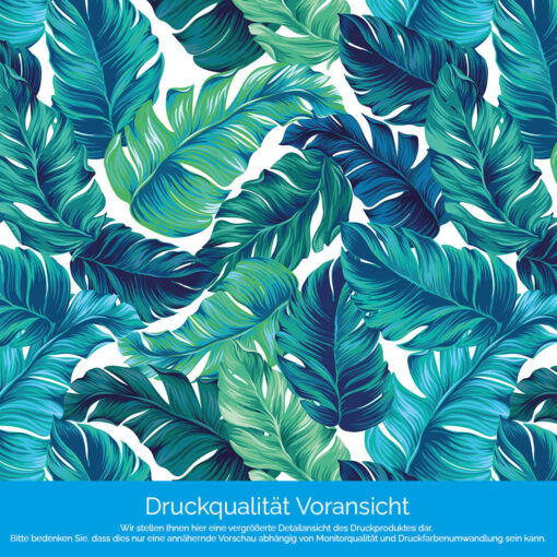 Küchenrückwand "Blätter blaugrün" – Bild 4