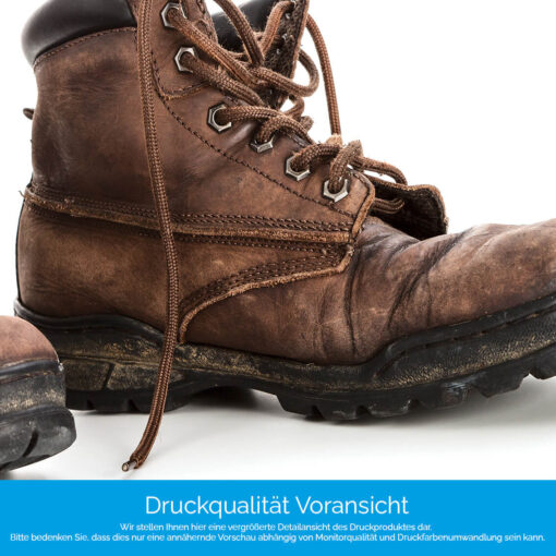 Küchenrückwand "Alte Wanderschuhe" – Bild 4