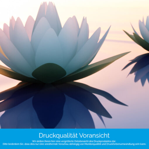 Küchenrückwand "Seerosengrafik" – Bild 4