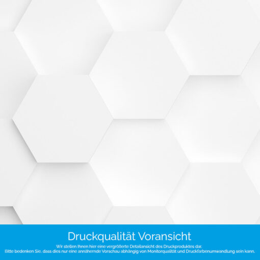 Küchenrückwand "Weiße Waben" – Bild 4