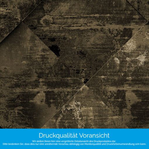 Küchenrückwand "Metallrauten in gelbem Licht" – Bild 4