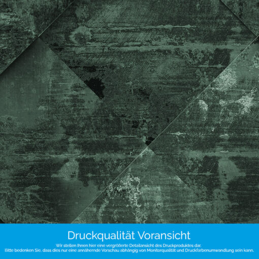 Küchenrückwand "Metallrauten in grünem Licht" – Bild 4