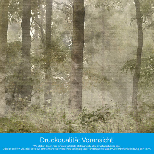 Küchenrückwand "Gemalter Wald" – Bild 4