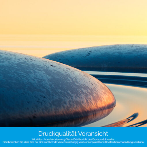 Küchenrückwand "Steine im See" – Bild 4