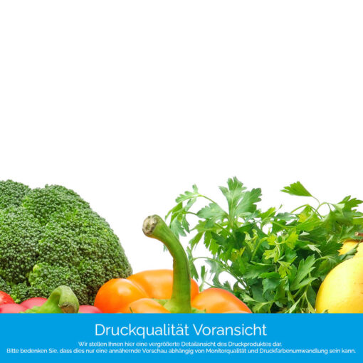 Küchenrückwand "Gemüse auf Weiß" – Bild 4