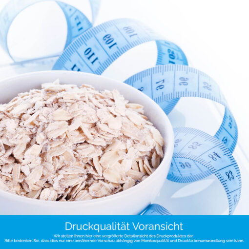 Küchenrückwand "Gesundes Frühstück blau" – Bild 4