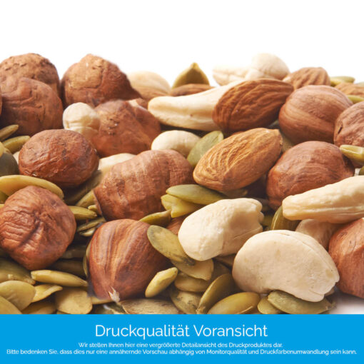 Küchenrückwand "Nüsse auf weiss" – Bild 4
