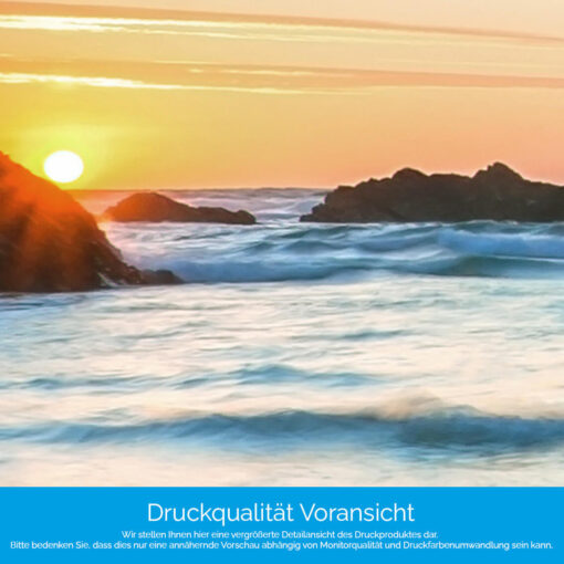 Küchenrückwand "Strand im Sonnenuntergang" – Bild 4