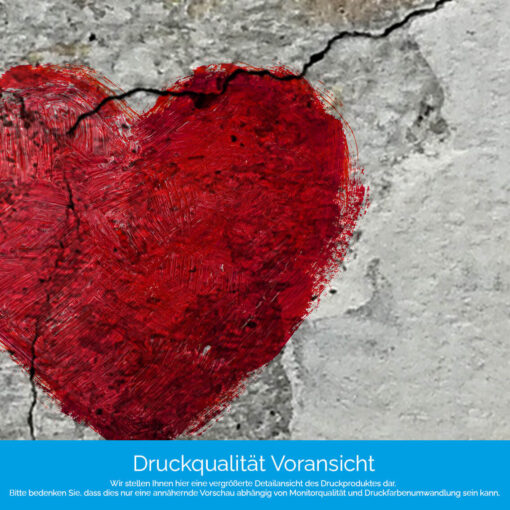Motiv "Herzen auf Putz" – Bild 4