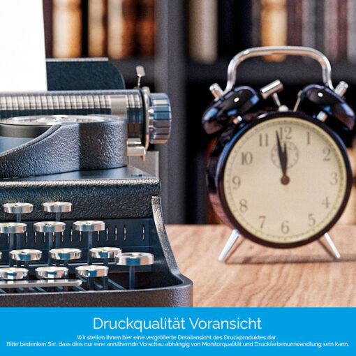 Motiv "Schreibmaschine vor Büchern" – Bild 4