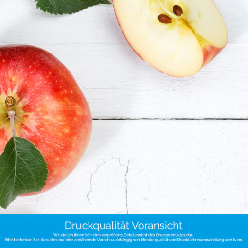 Motiv "Äpfel auf Holzbrett" – Bild 4