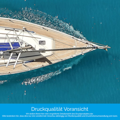 Motiv "Boot aus der Vogelperspektive" – Bild 4