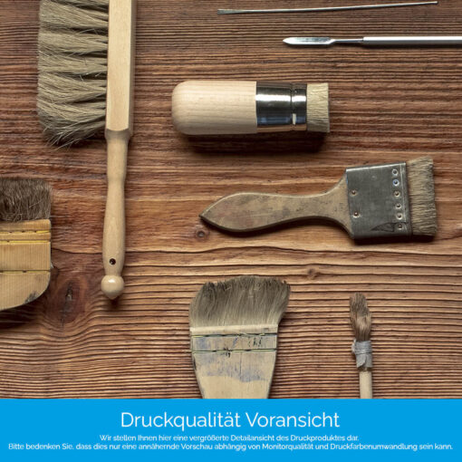 Motiv "Pinsel auf Holzplatte" – Bild 4
