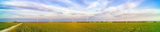 Küchenrückwand "Windräder im Feld" – Bild 3