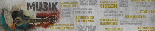 Küchenrückwand "Musik" – Bild 3