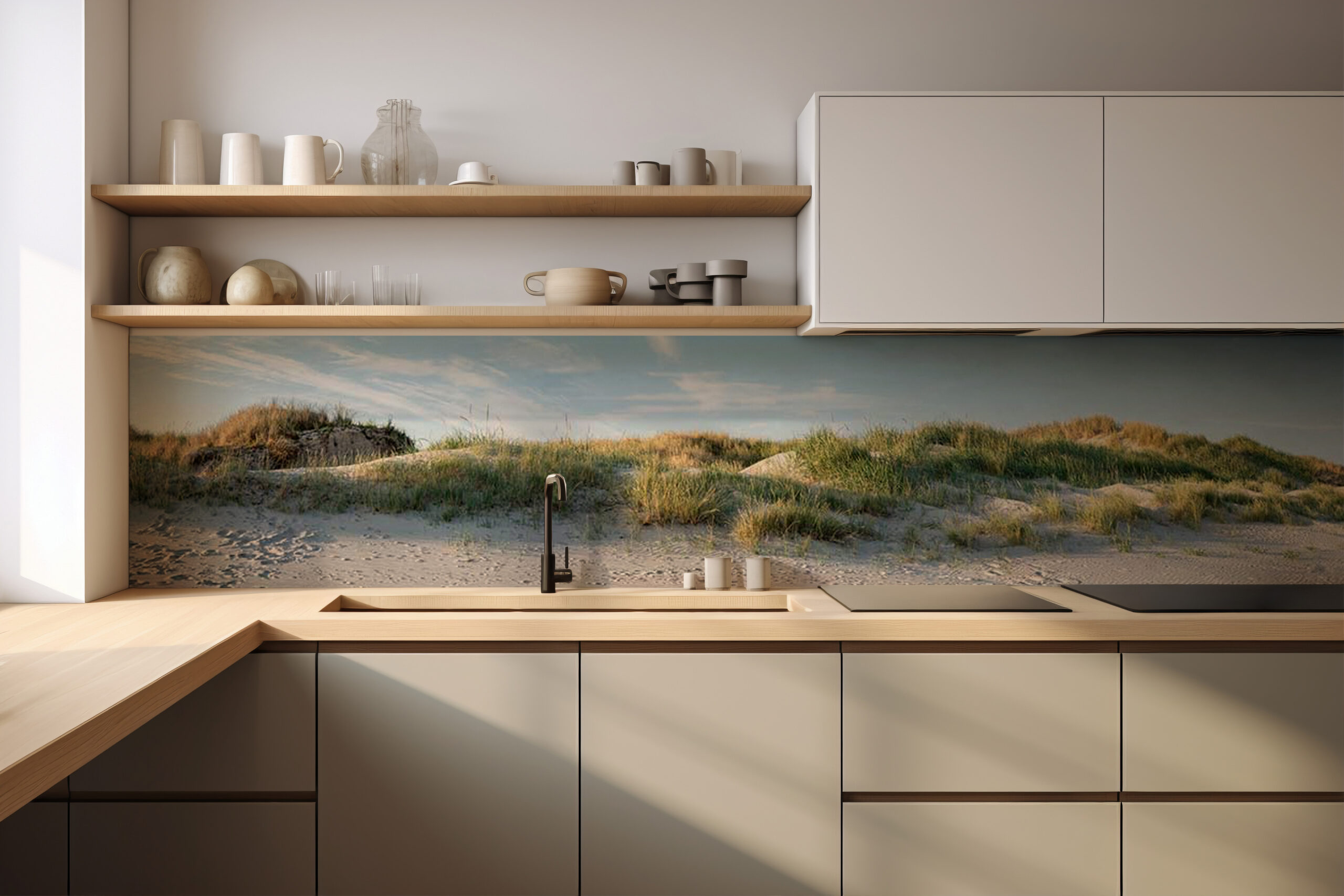 Küchenrückwand "Düne mit Gras"